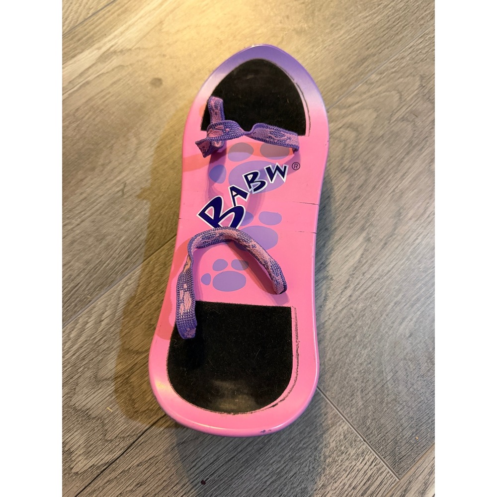 Build A Bear Skateboard Toy Plush Accessory Pink Skater Paw Print BAB Clothing